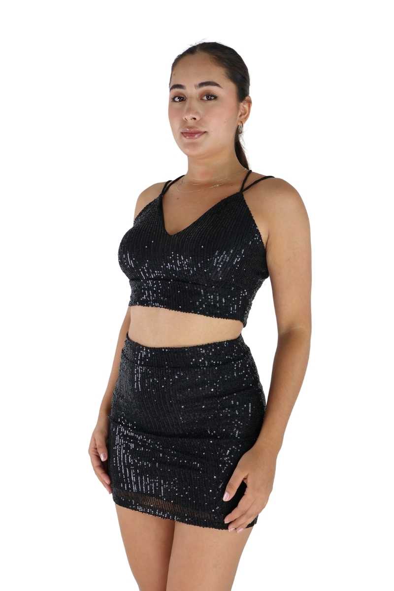 CONJUNTO TOP Y FALDA F12477