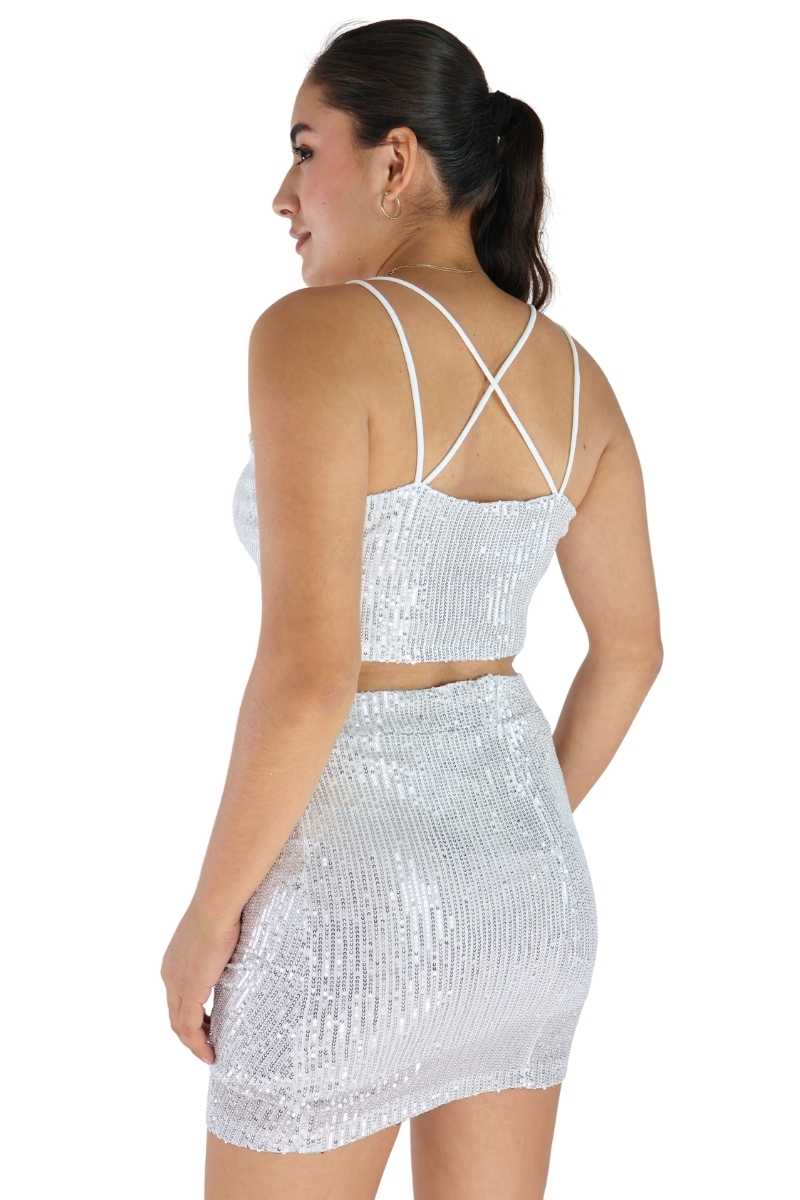 CONJUNTO TOP Y FALDA F12477