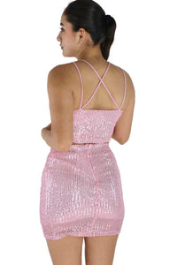 CONJUNTO TOP Y FALDA F12477