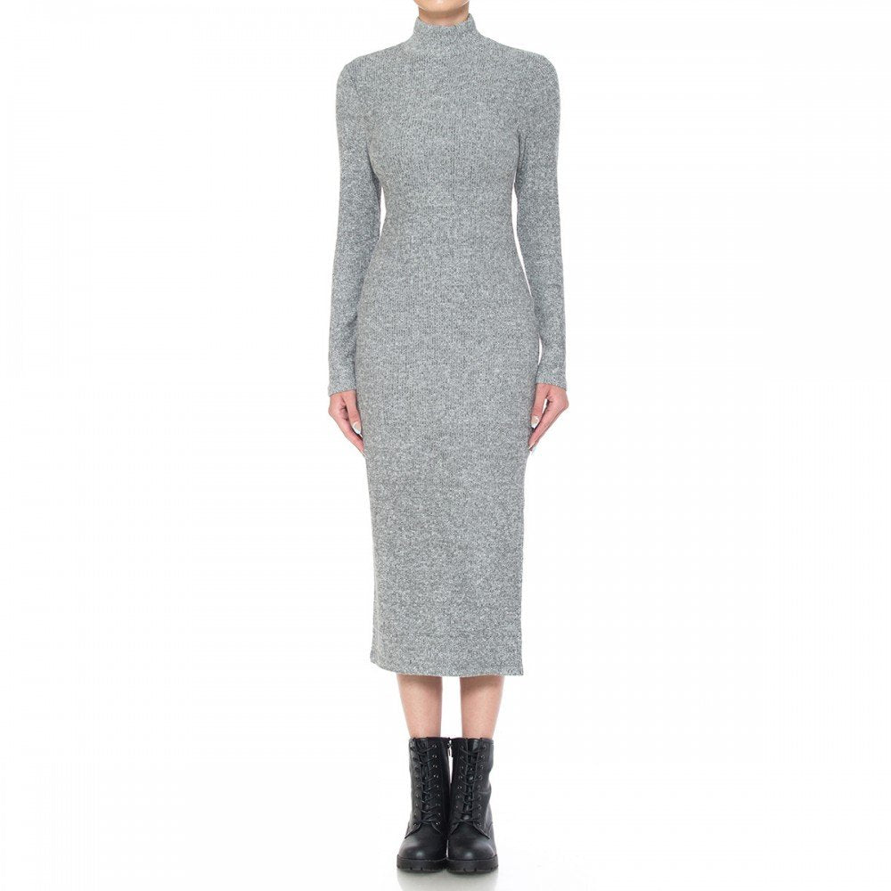 VESTIDO CORTO CASUAL GRIS 111106GR