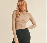 BLUSA BASICA TAUPE O11780TA