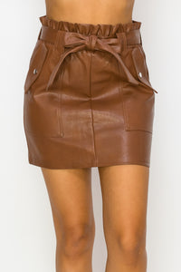 FALDA CORTA CAFÉ 511659CF