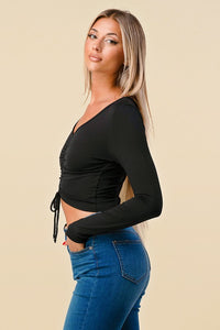 CROP TOP NEGRO T10912NE
