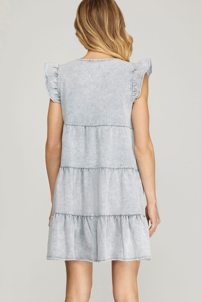 VESTIDO CORTO CASUAL  112669
