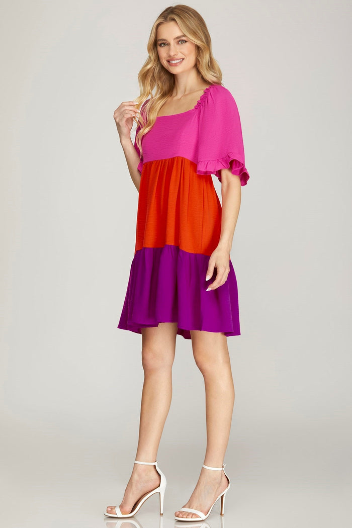 VESTIDO CORTO CASUAL  112693