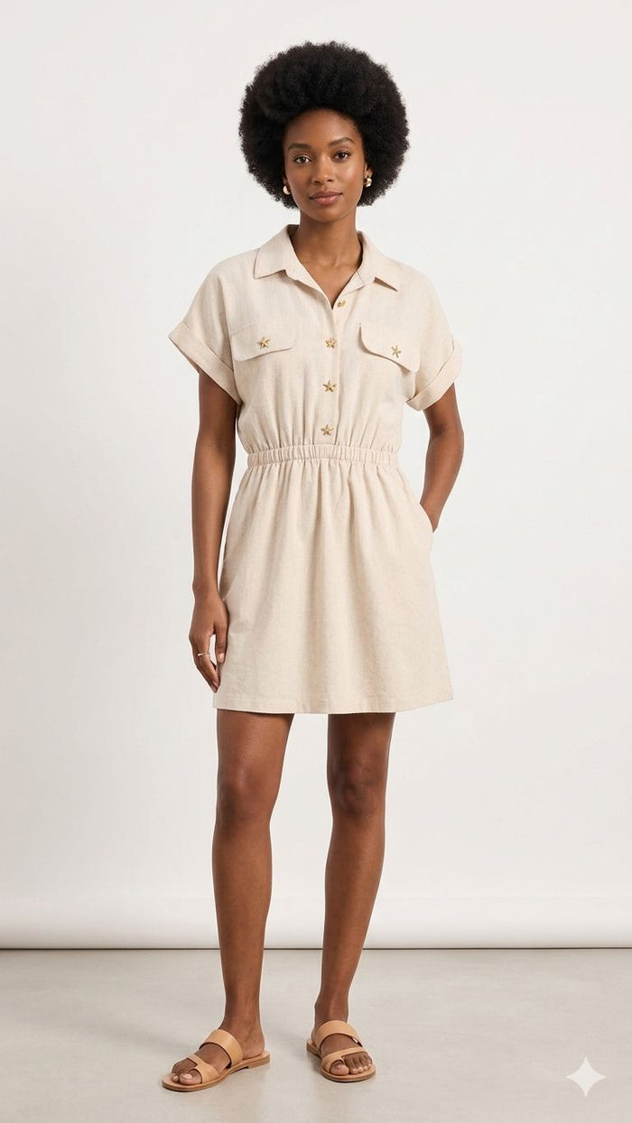 VESTIDO CORTO CASUAL  112982