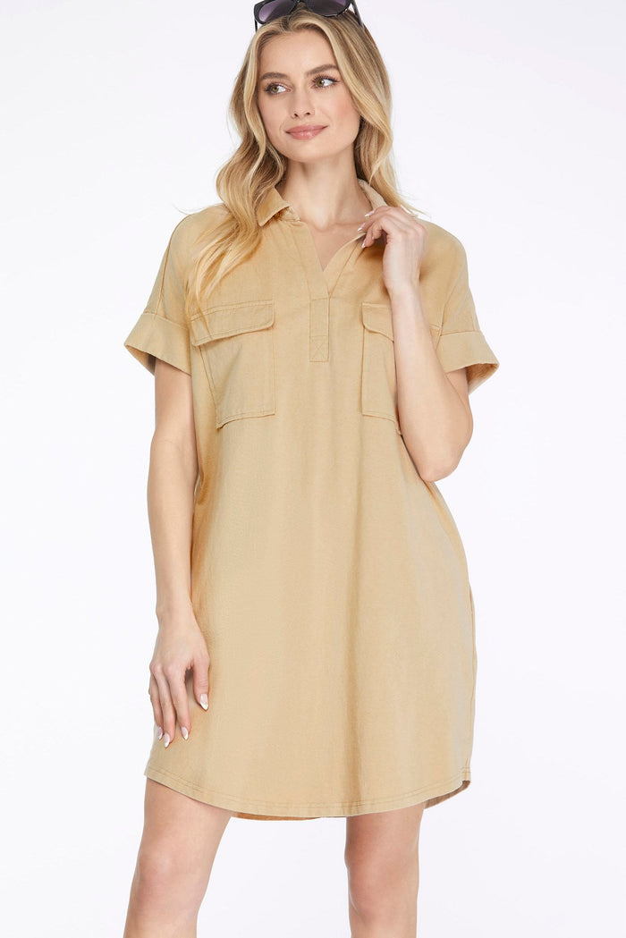 VESTIDO CORTO CASUAL  113138