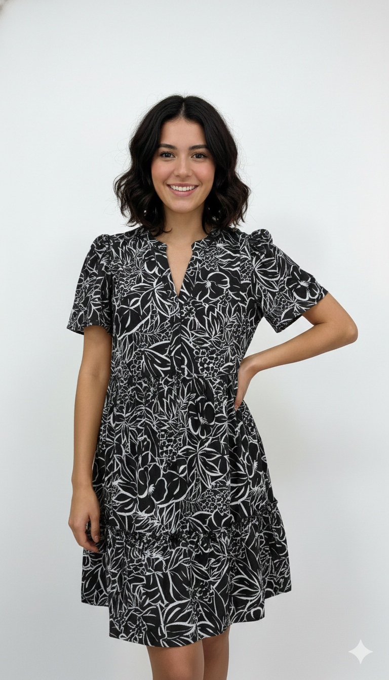 VESTIDO CORTO CASUAL  113161