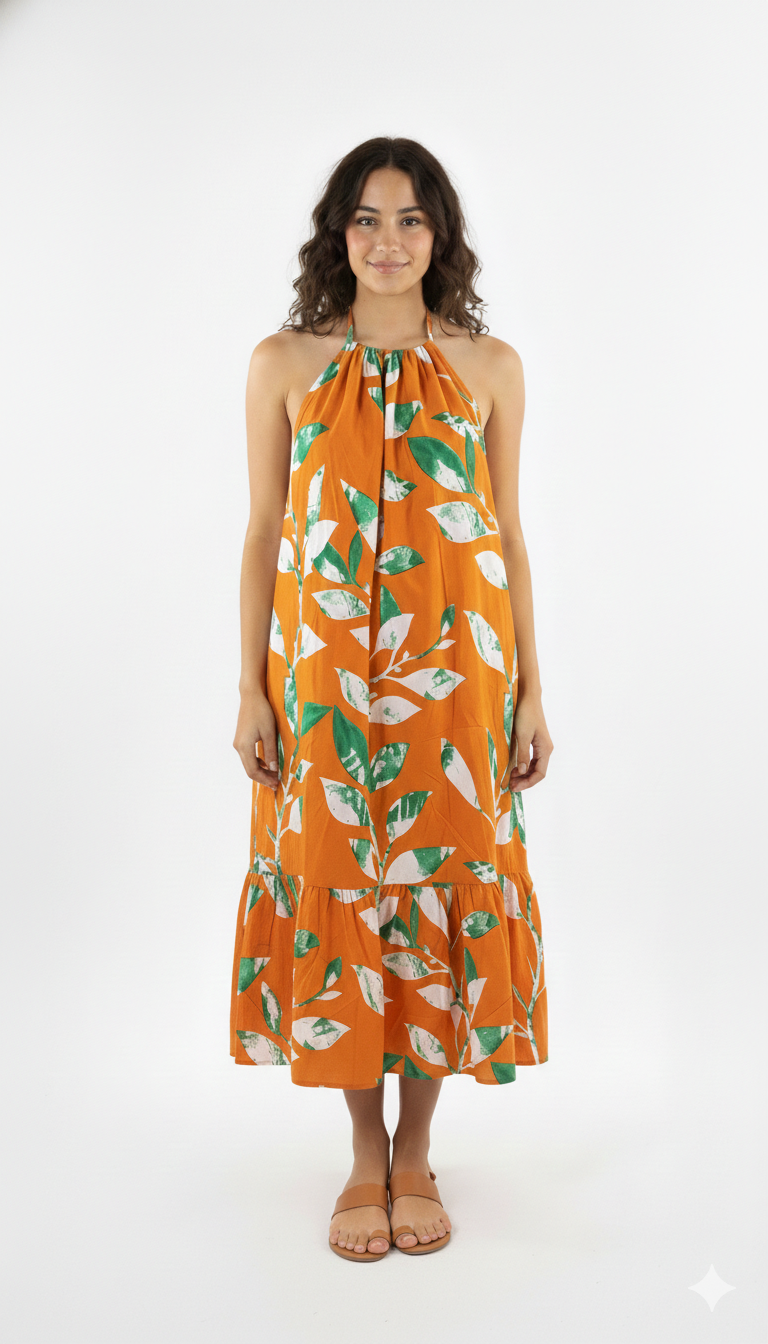 VESTIDO LARGO CASUAL 213246