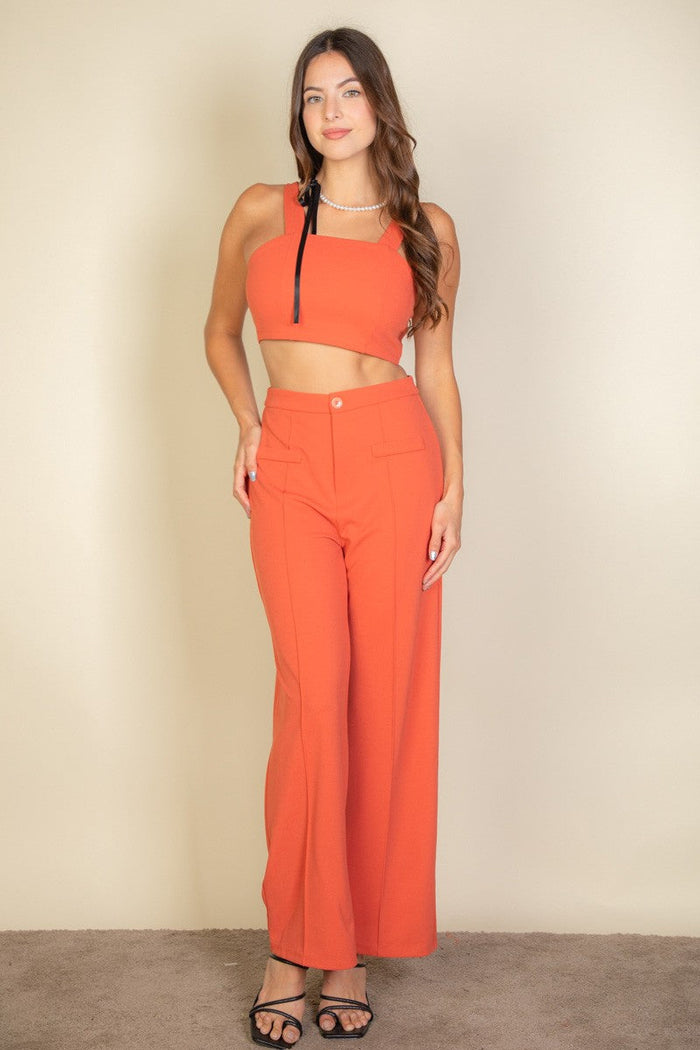 CONJUNTO TOP Y PANTALON  A12264