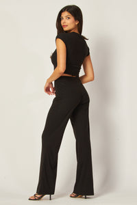 CONJUNTO TOP Y PANTALON  A12437