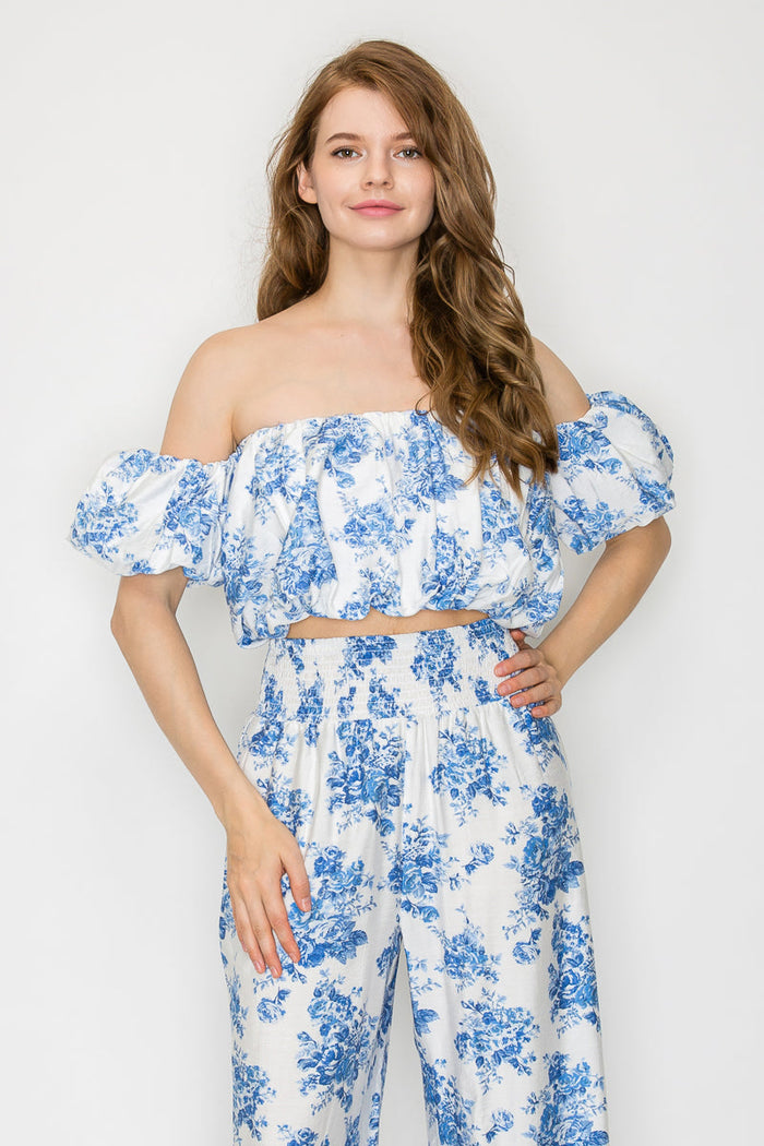 CONJUNTO TOP Y PANTALON  A12818