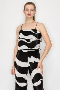 CONJUNTO TOP Y PANTALON  A12821