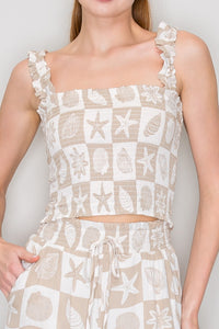 CONJUNTO TOP Y PANTALON  A13008
