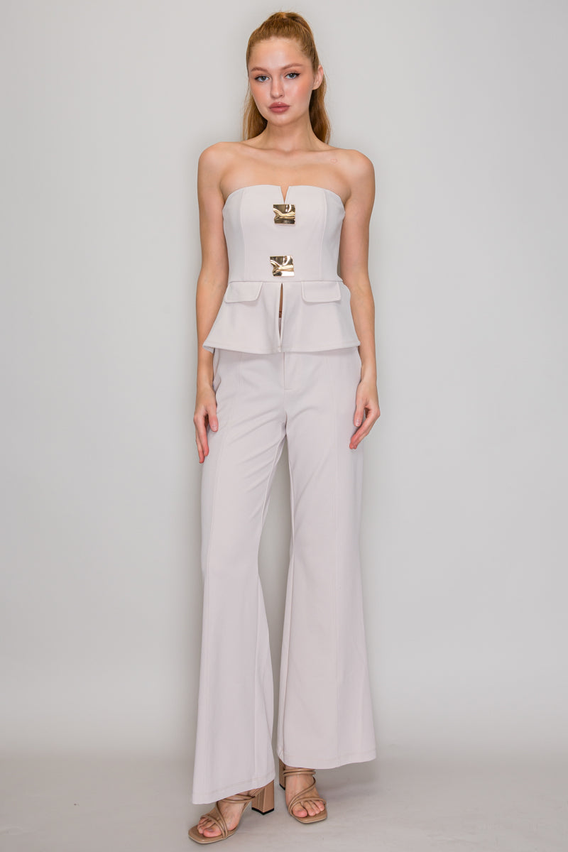 CONJUNTO TOP Y PANTALON  A13017