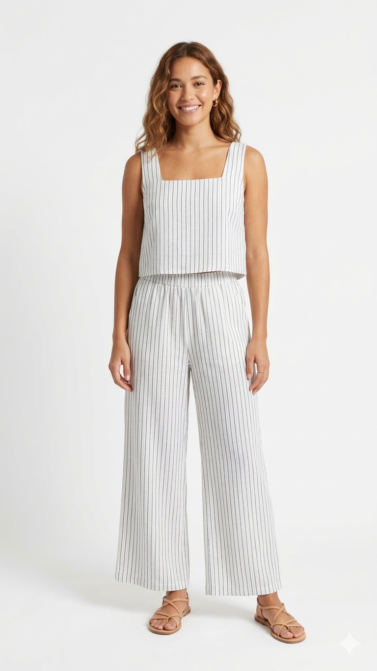 CONJUNTO TOP Y PANTALON  A13055