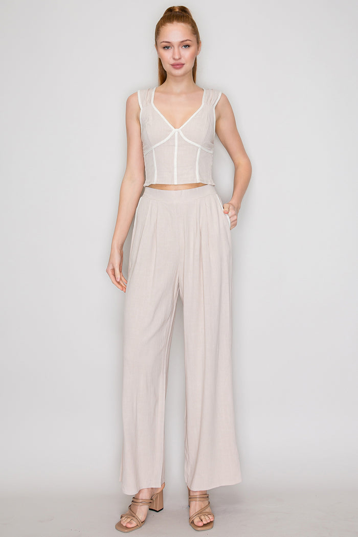 CONJUNTO TOP Y PANTALON  A13396