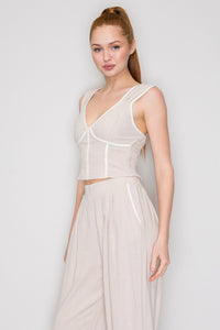 CONJUNTO TOP Y PANTALON  A13396