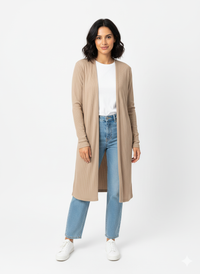 CARDIGAN MAUVE E11093MV