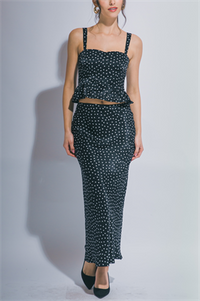CONJUNTO TOP Y FALDA F12888