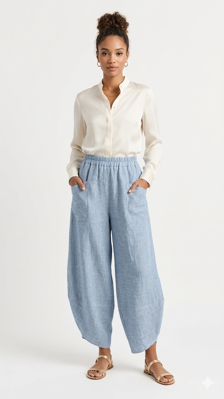 PANTALON LINO M13411