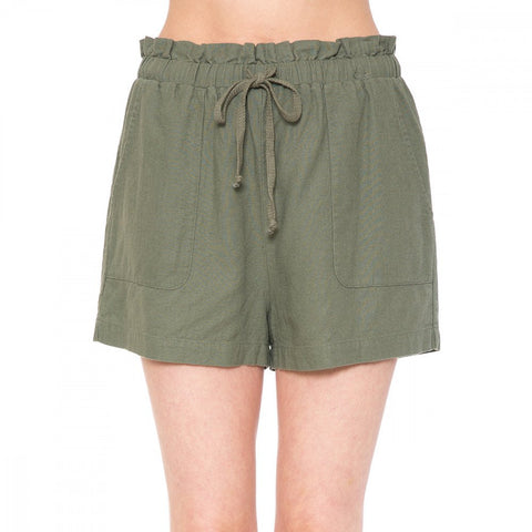 SHORT LINO OLIVE I11353OL
