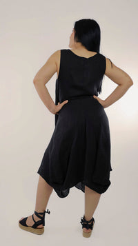 VESTIDO CORTO LINO N11740