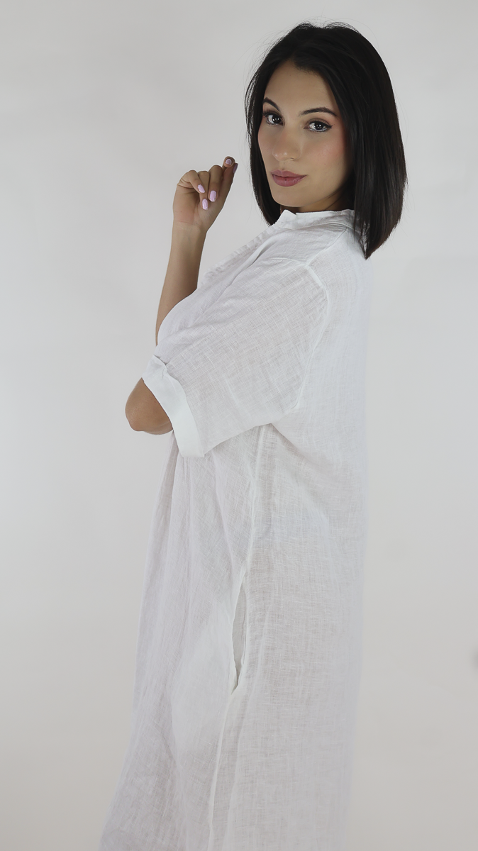 VESTIDO CORTO LINO N12586