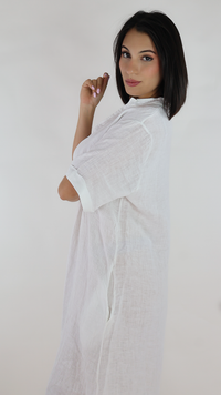 VESTIDO CORTO LINO N12586