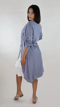 VESTIDO CORTO LINO N12596