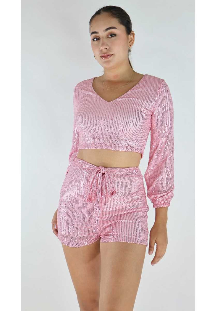 CONJUNTO TOP Y SHORT S12478