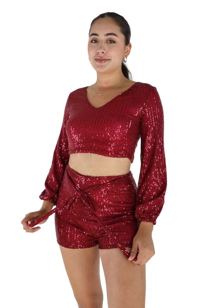 CONJUNTO TOP Y SHORT S12478