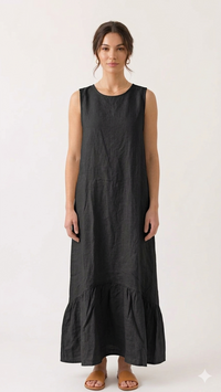 VESTIDO LARGO LINO W12589