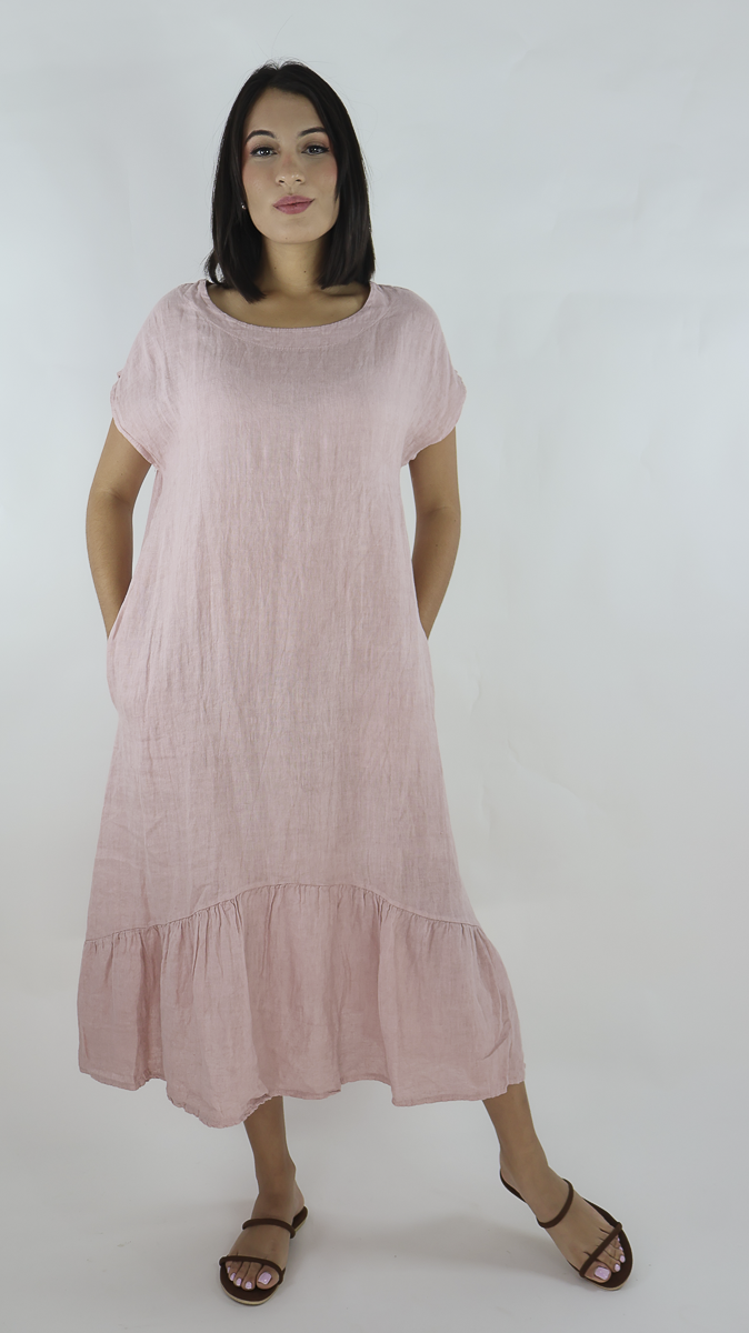 VESTIDO LARGO LINO W12589