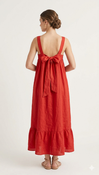 VESTIDO LARGO LINO W13409