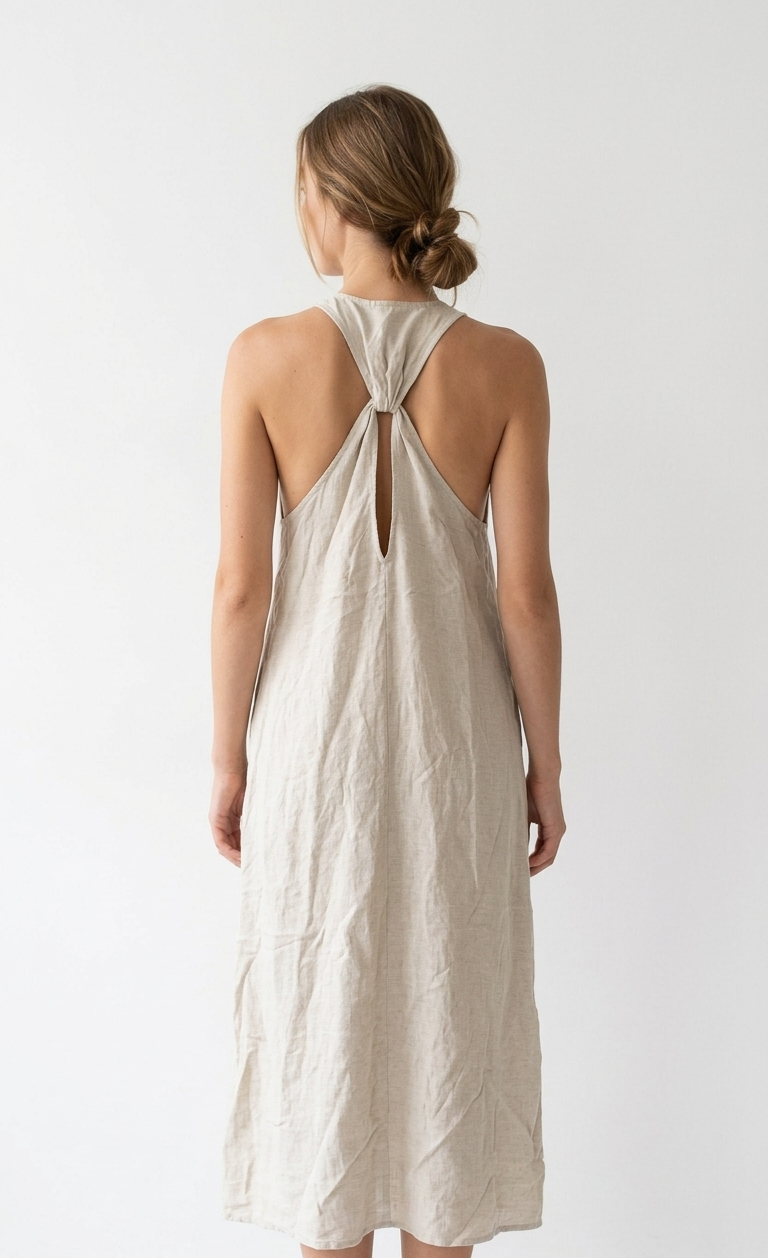 VESTIDO LARGO LINO W13410