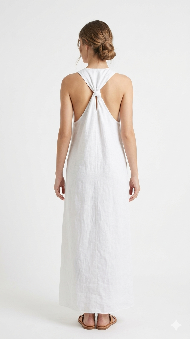 VESTIDO LARGO LINO W13410