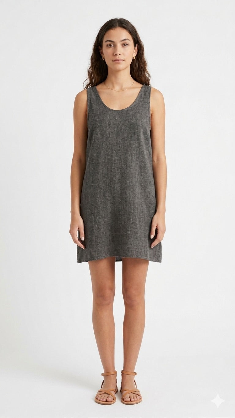 VESTIDO LARGO LINO W13417