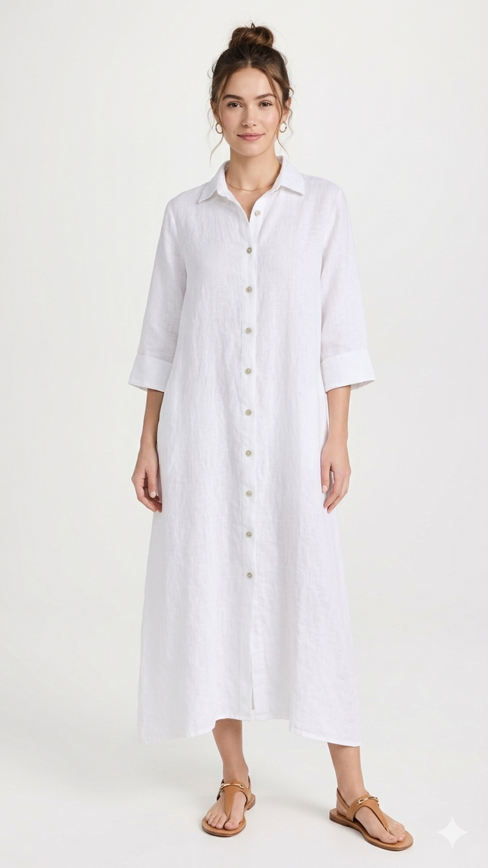 VESTIDO LARGO LINO W13422
