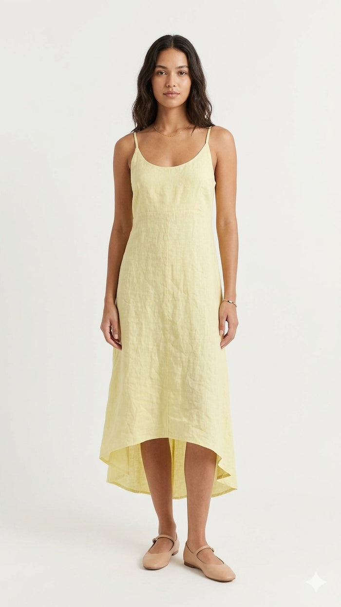 VESTIDO LARGO LINO W13423