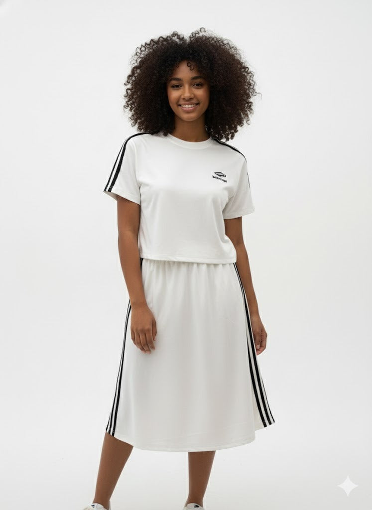 CONJUNTO TOP Y FALDA LARGA  F2680