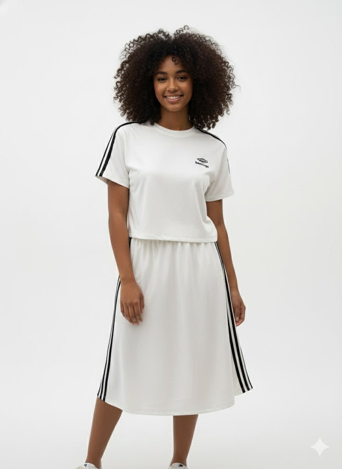 CONJUNTO TOP Y FALDA LARGA  F2680