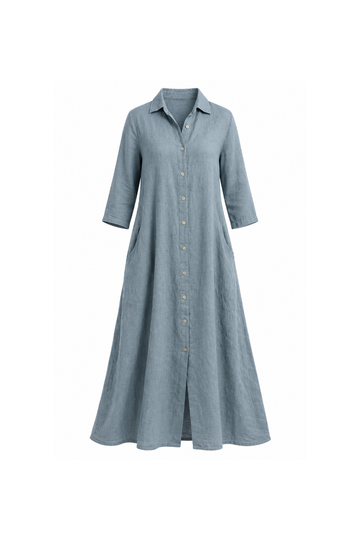 VESTIDO LARGO LINO W13422