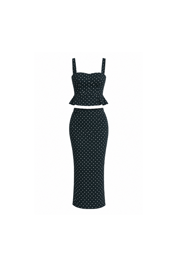 CONJUNTO TOP Y FALDA F12888
