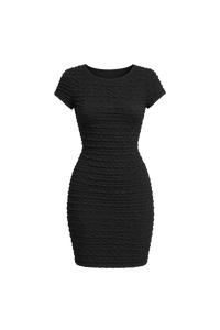 VESTIDO CORTO BASICO Q13366