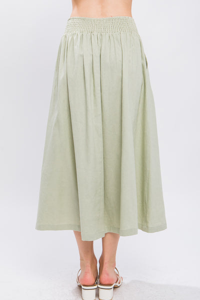 FALDA LARGA LINO SAGE 811418SE