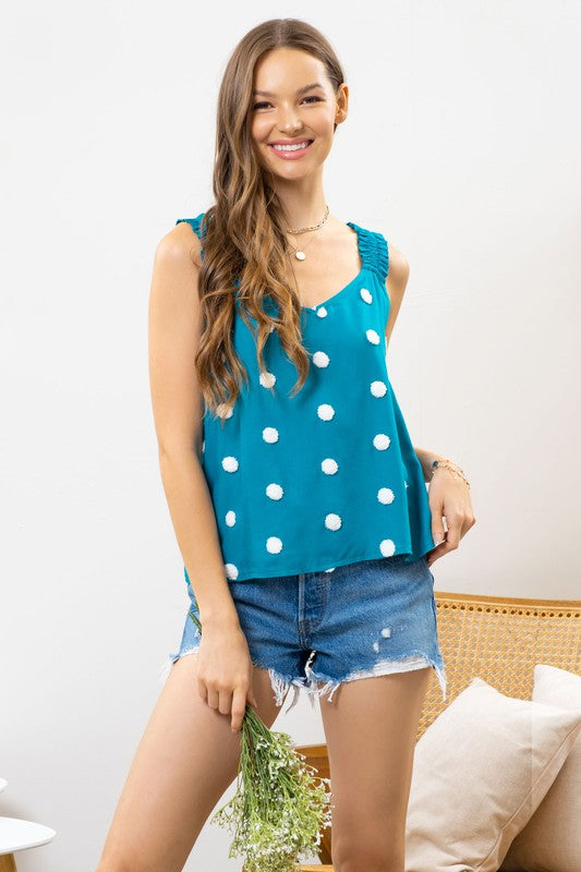 BLUSA CASUAL TEAL  311464TL