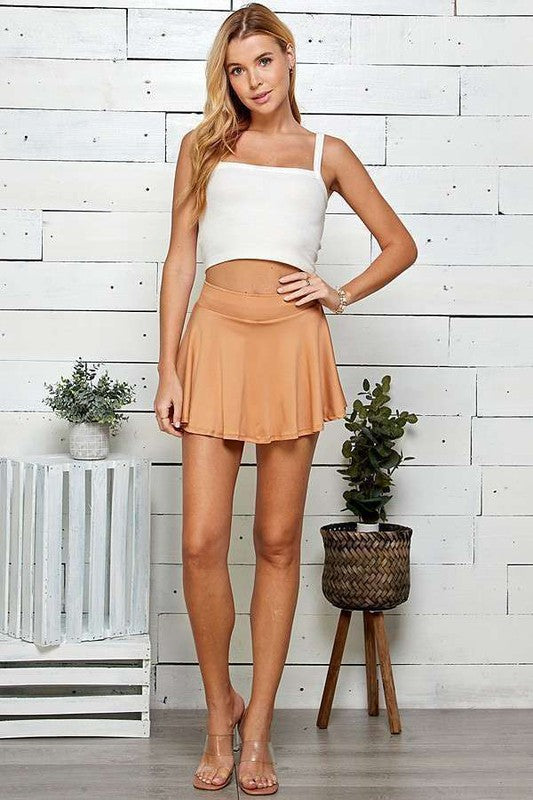SHORT FALDA  CAMEL C10903CM