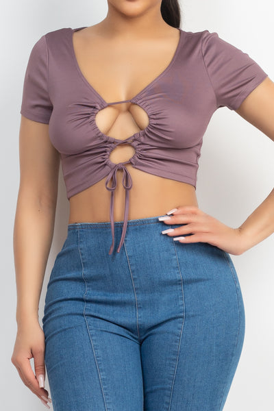CROP TOP LILA T10954LI