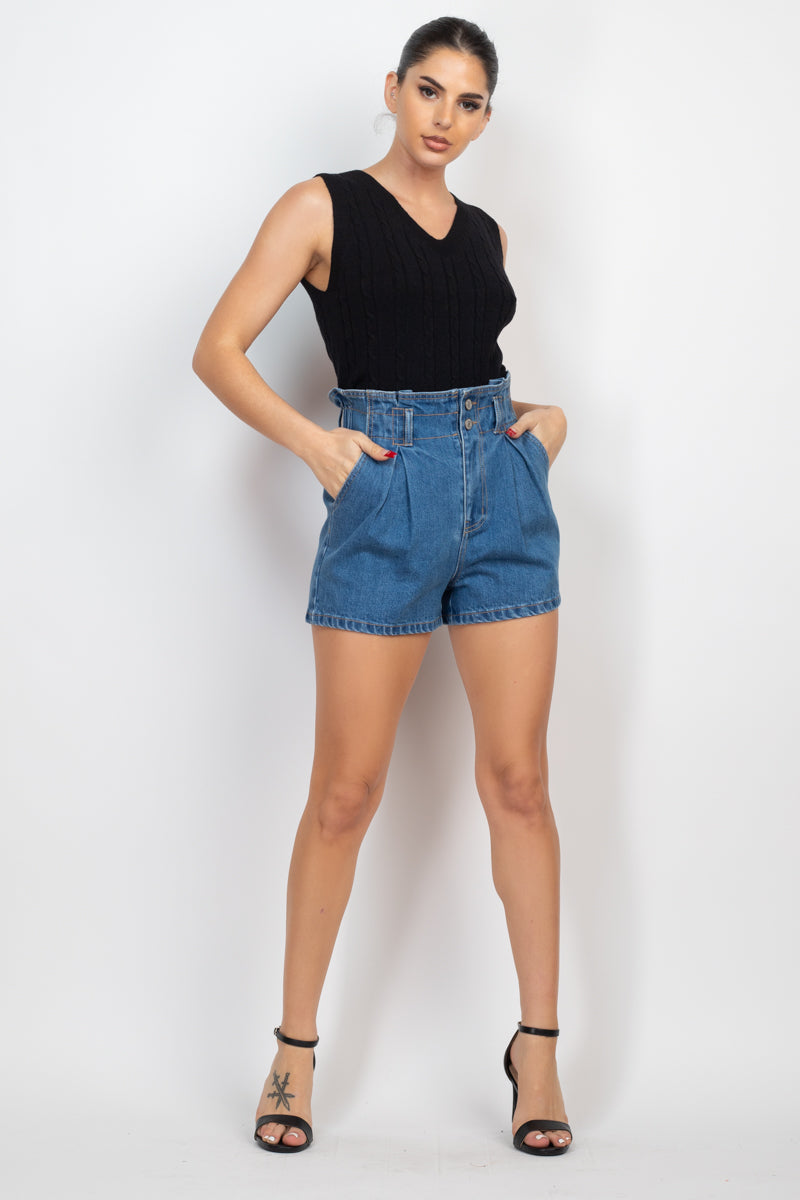 SHORT MEDIUM DENIM  411626MM